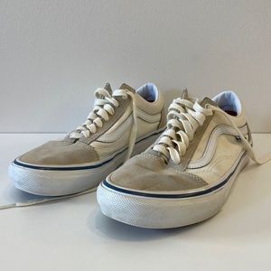 Men’s Off-White Vans with PopCush Cushioning